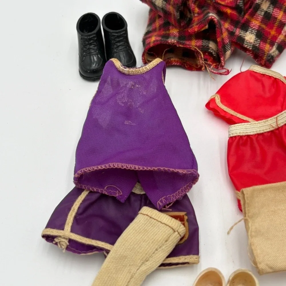 Vintage Mattel Big Jim Action Figure Lot 1970s Clothes Accessories Karate Gear